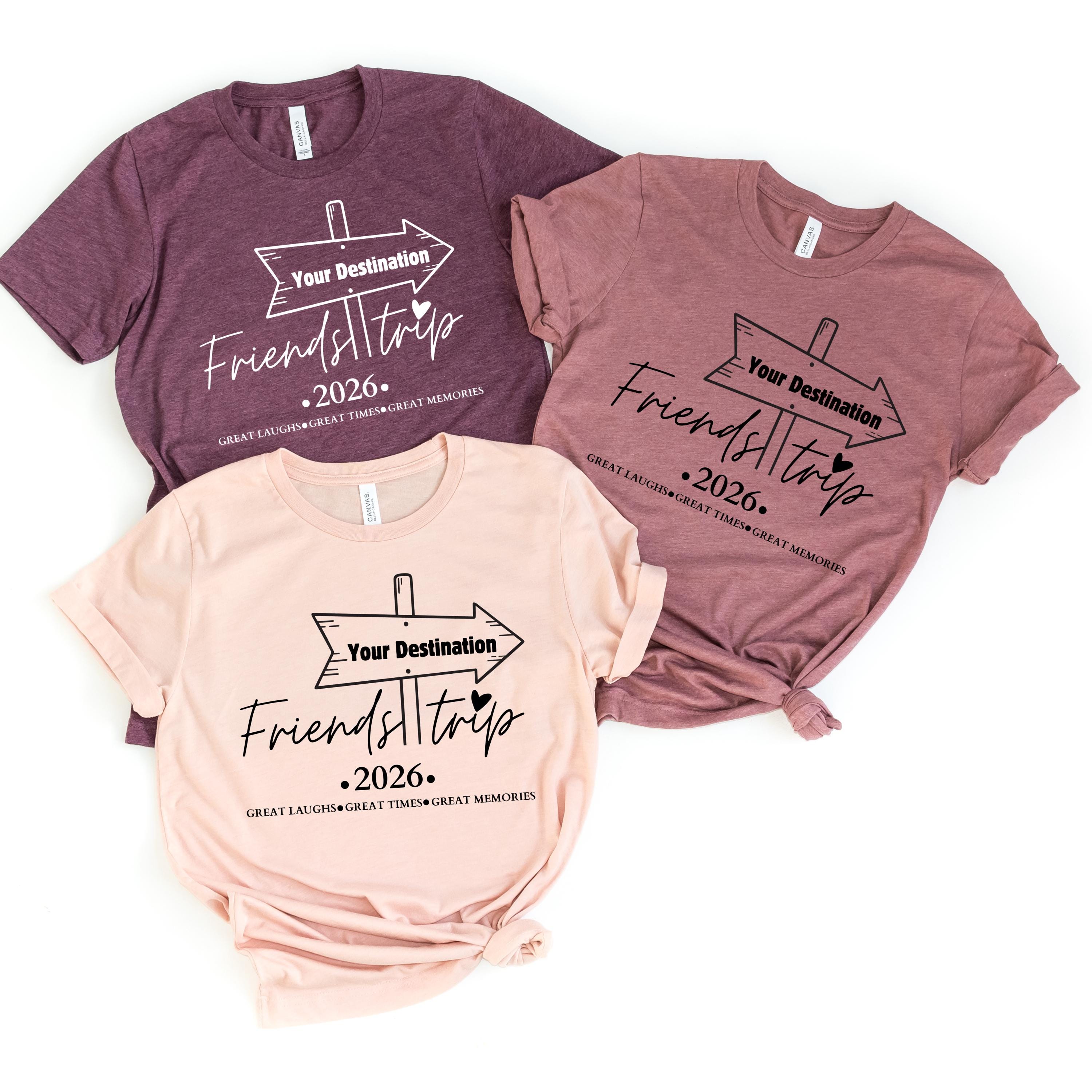 Friends Trip 2026 Shirt, Friends Trip Sweatshirt, Custom Matching