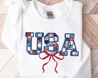 USA Coquette Tshirt, 4 of July Tshirt, USA Flag Tshirt, USA Shirt for 4of July, Independent Day Shirt, Retro Pary, Usa Tee, Women Shirt