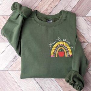 Personalized Teacher Name Shirt: Custom Cotton Blend Tee