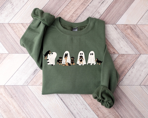 Ghost Dog Sweatshirt, Ghost Dog Tshirt, Halloween Crewneck, Ghost Shirt, Dog Lover Shirt, Dog Tshirt, Halloween Shirt, Dog Mom Tshirt