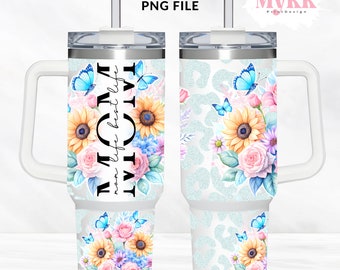 Envoltura de vaso de brillo del Día de la Madre, Diseño de sublimación de vaso de 40 oz Png, Feliz Día de las Madres, Vaso de mamá, Vida de mamá, Regalo para mamá, SOLO DIGITAL