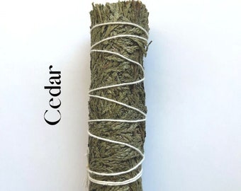 Cedar 4" Smudge Stick Bundle - Natural Space Cleansing