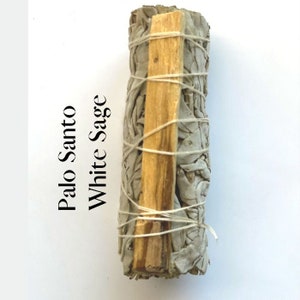 Palo Santo & White Sage Smudge Sticks - Natural Cleansing Bundle