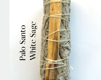 Palo Santo & White Sage Smudge Sticks - Natural Cleansing Bundle