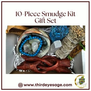 10-Piece Healing Smudge Kit for a Fresh Space