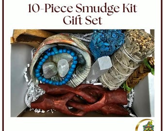 10-Piece Healing Smudge Kit for a Fresh Space