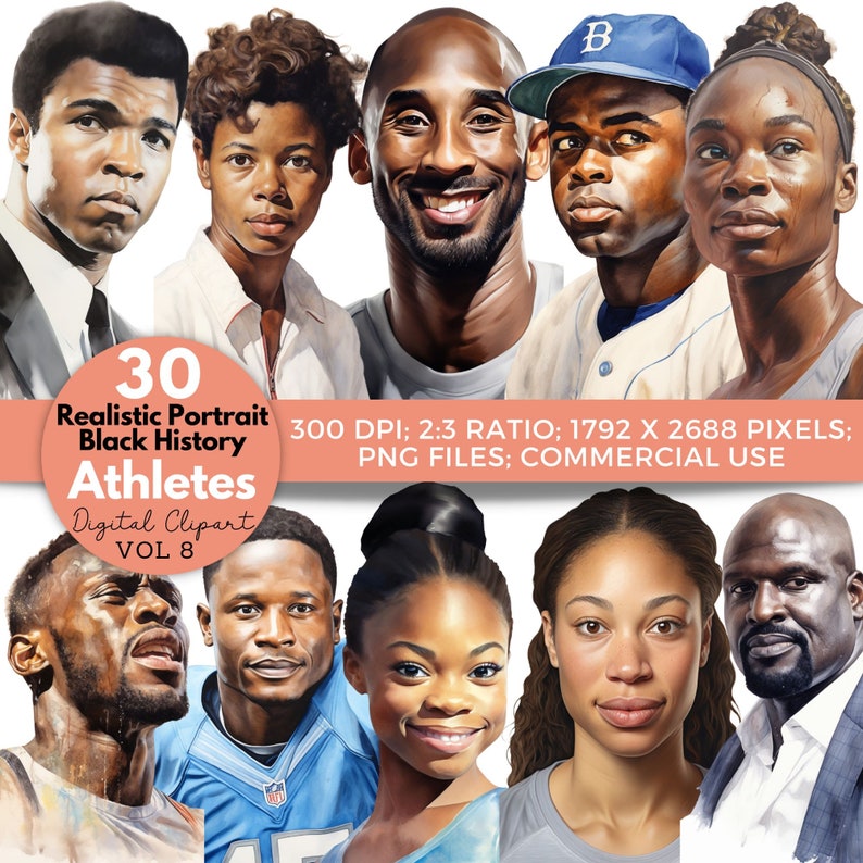 Black history month athletes famous black athletes clipart african