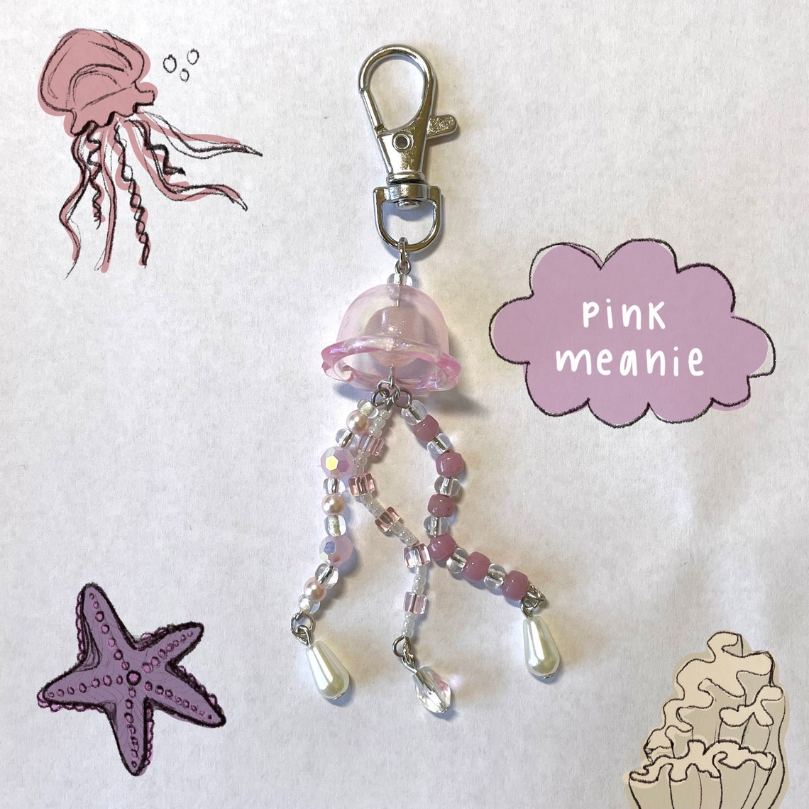 Jellyfish Keychains ଳ Etsy