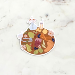 Charcuterie Board Sticker | Spring Stickers | Picnic Stickers | Laptop Stickers | Waterproof Stickers