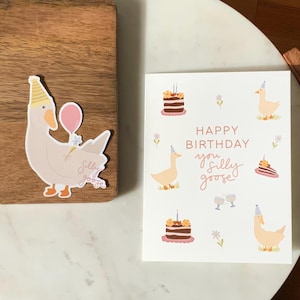 Silly Goose Birthday Card | Silly Goose Theme | Birthday Cards image 3
