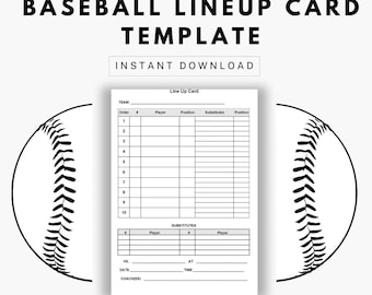 Modello di scheda di formazione per baseball - Elementi essenziali per allenatori di baseball per il giorno della partita - Piano di pratica di allenamento