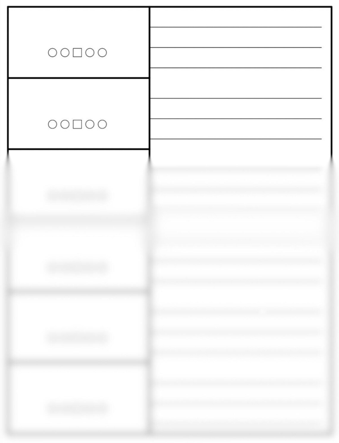 Vertical Notes Box Football Playbook 6-box Vertical Notes - Football Notebook Field ...