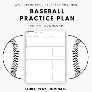 Könnte beinhalten: Eine druckbare Baseball-Trainingsplan-Vorlage mit einer Baseball-Grafik. Die Vorlage enthält Abschnitte für Datum, Uhrzeit, Dauer, Übung/Aktivität und Ziel. Die Vorlage enthält auch einen Platz zum Zeichnen eines Diagramms.