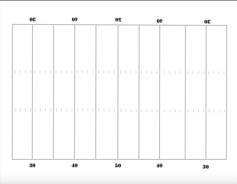 Football Field Diagram Notes - Etsy