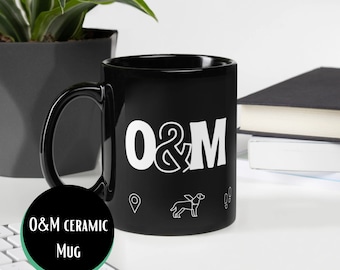 Orientation and Mobility Mug, O&M mug, COMS coffee mug, orientation and mobility gift, COMS gift, specialist coffee mug, o and m gift ideas