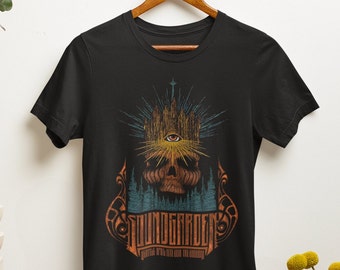 Soundgarden T-Shirt - Rock Music Shirt - Chris Cornell - Black Hole Sun - Spoonman - Unisex Cotton Tee - Sizes S to 5XL