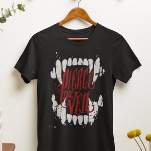 Pierce The Veil T-Shirt - Metal Music Shirt - PTV Teeth Shirt - King For A Day - Hell Above - Unisex Cotton Tee - Sizes S to 5XL