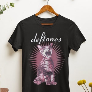 Deftones T-Shirt - Around The Fur T-shirt - Adrenaline Tee - White Pony Tee - Deftones Cat Merch - Unisex Cotton Tee - Sizes S to 5XL