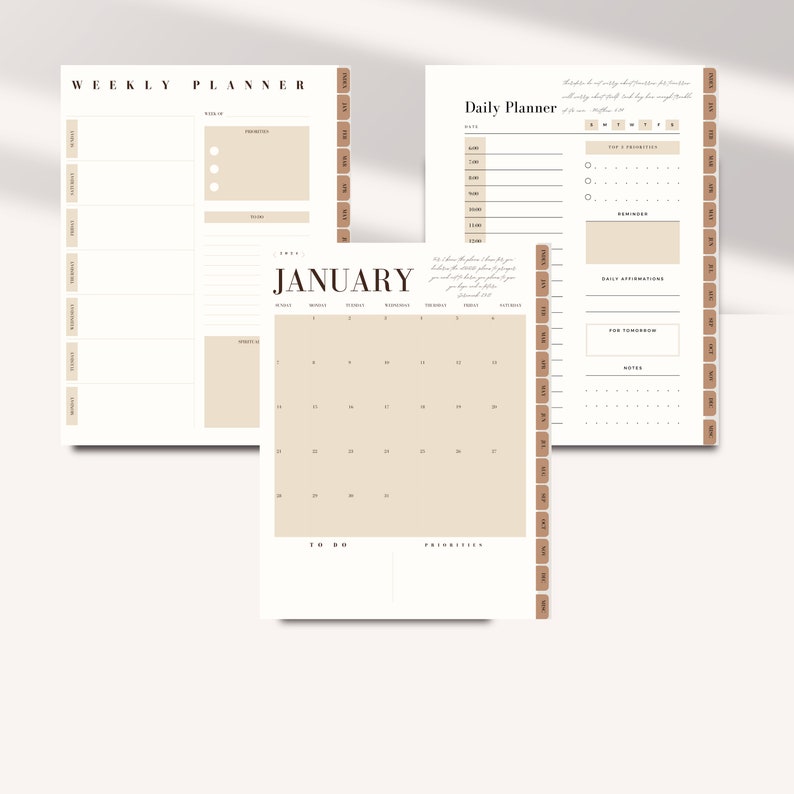 2024 Faithful Planner: Christian Digital Planner for Spiritual Growth ...