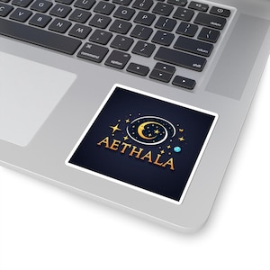 Adesivos astrológicos lunares, decalque de fases da lua, conjunto de adesivos para planejador celestial, decalque espacial para laptop, rótulo de constelação do zodíaco, astrologia