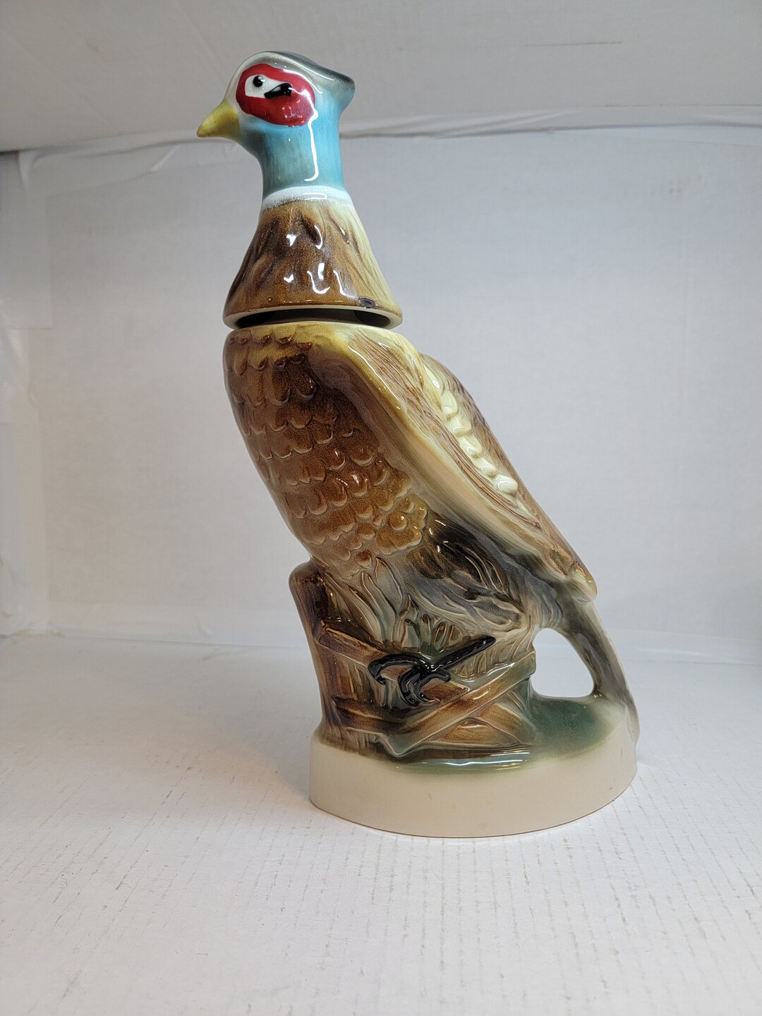 Rare1961 pheasant Jim Beam Whiskey Decanter Etsy
