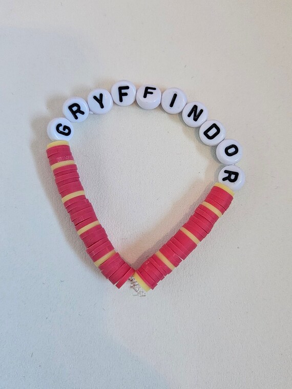 Harry Potter-Gryffindor Clay Bead Bracelet