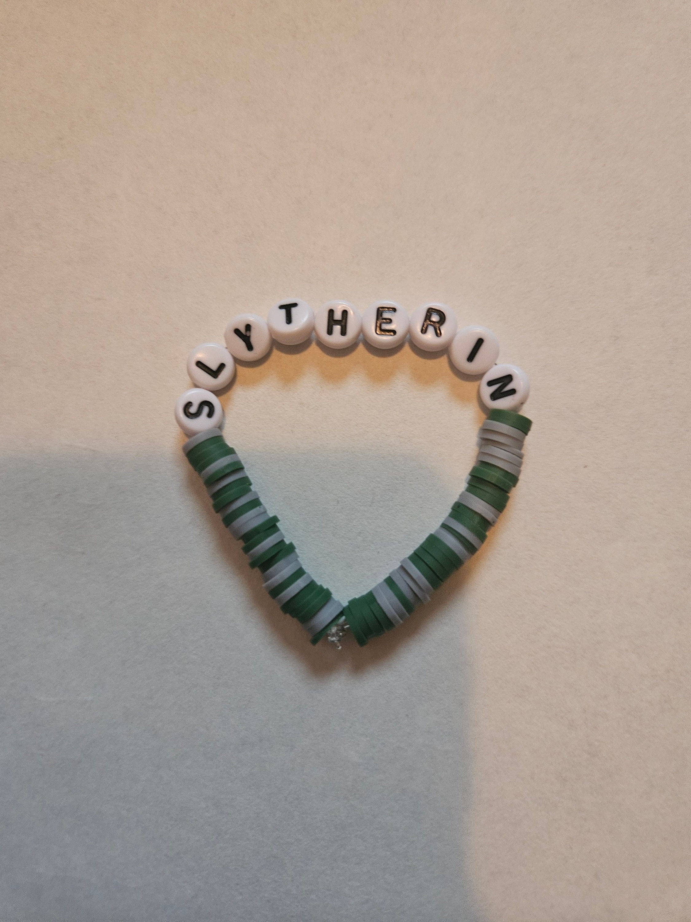 Harry Potter-Slytherin Clay Bead Bracelet