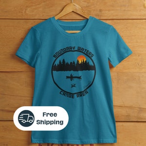 Boundary Waters Canoe Area shirt, Minnesota shirt, BWCA shirt, Gift for camper, Canoe gift, Lake shirt