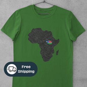South Sudan shirt, Africa shirt, South Sudan flag shirt, African mens clothing, African womens clothing, South Sudanese shirt