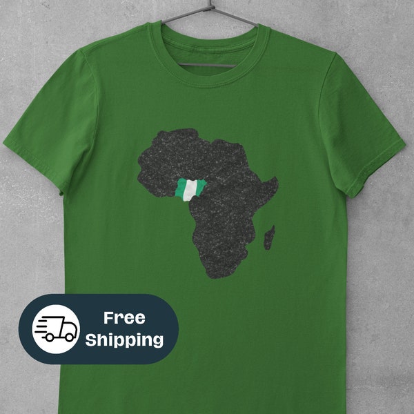 Nigeria shirt, Africa shirt, Black history shirt, African clothing, Nigerian mens clothing, Nigerian womens clothing