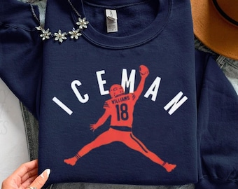Chicago Jumpman Caleb "Iceman" Williams Sweatshirt, Caleb Williams Ice Man Football Tee, Funny Graphic Football Shirt, Gift For Fan Shirt