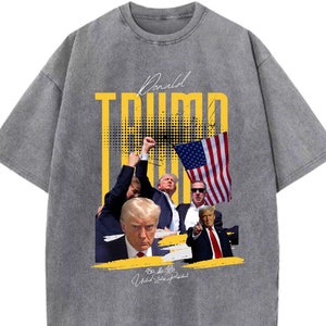 Unisex President Trump T-shirt, Men&#39;s Trump Graphic Tee, Women&#39;s President Trump Tshirt