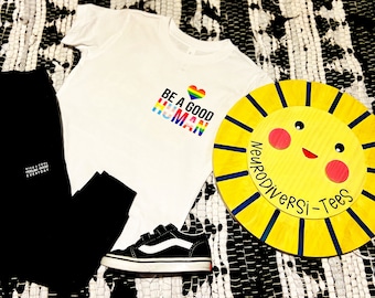 Youth Be A Good Human Graphic Tee