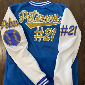 Custom Varsity Jacket, Youth Letterman Jacket, Kid Custom Baseball Jacket, Customized Kid Sports, Personalized Bomber Jacket