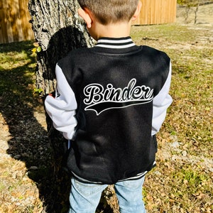 Custom Kids Name Jacket, Unisex Varsity, Kids Sports Jacket, Name Varsity, Number Varsity, Personalized Unisex Varsity, Kids Baseball Jacket
