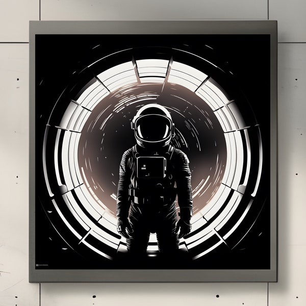 2001 A Space Odyssey, Classic Movie Poster, Movie Art, Movie Print, B&W prints, Digital Download, Cinema Classic Movie, Movies Digital Image