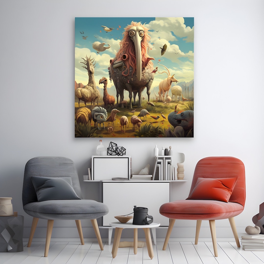 Strangenimals Surrealist Poster Surrealist Art Fantasy Print strangenimals-surrealist-poster-surrealist-art-fantasy-print