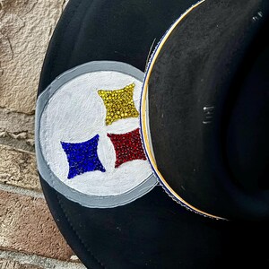 Steelers burned hat