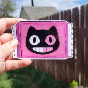 Adesivo in vinile Steven Universe Cookie Cat: simpatico adesivo fan art per laptop, agende e altro ancora