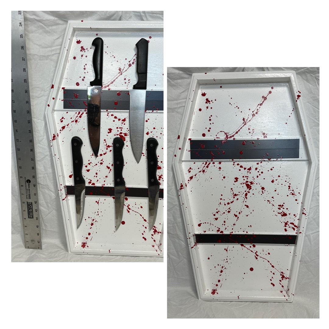 Gothic Coffin Shaped Magnetic Knife Rack - Etsy