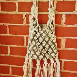 Handmade macrame bag , Macrame tote bag, Gift for Christmas, Gift for birthday, Gift for mothers day