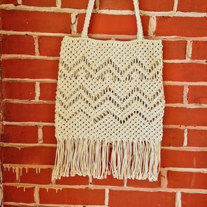 Handmade macrame bag , Macrame tote bag, Gift for Christmas, Gift for birthday, Gift for mothers day