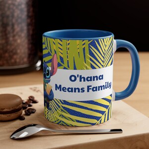 O&#39;hana Means Family - Tasse à café, 11 oz