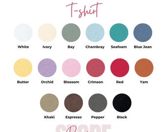 Custom Embroidered Comfort Colors T-Shirt: Personalized Shirt, Personalized Tee, Logo Shirt, Men Women Gift, Custom Logo