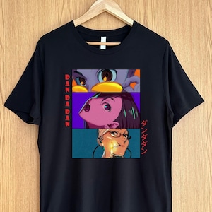 DanDaDan-T-shirt, Okitoko, Momo Ayase, Turbo Grandma, Seiko Ayase, Ken Takakura, anime-T-shirt, anime-kleding, animecadeau, Japans T-shirt