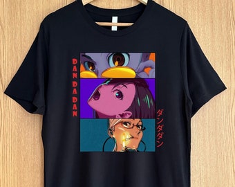DanDaDan T shirt, Okitoko, Momo Ayase, Turbo Granny, Seiko Ayase, Ken Takakura, Anime T Shirt, Anime Clothing, Anime Gift, Japanese T Shirt