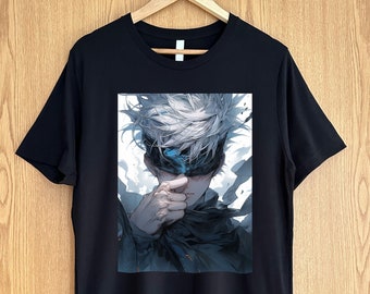 Gojo Satoru T Shirt, Jujutsu Kaisen T-Shirt, Gojo Anime T-Shirt, Anime Clothing, Satoru Gojo T Shirt, JJK Shirt, Anime gift, Manga T shirt