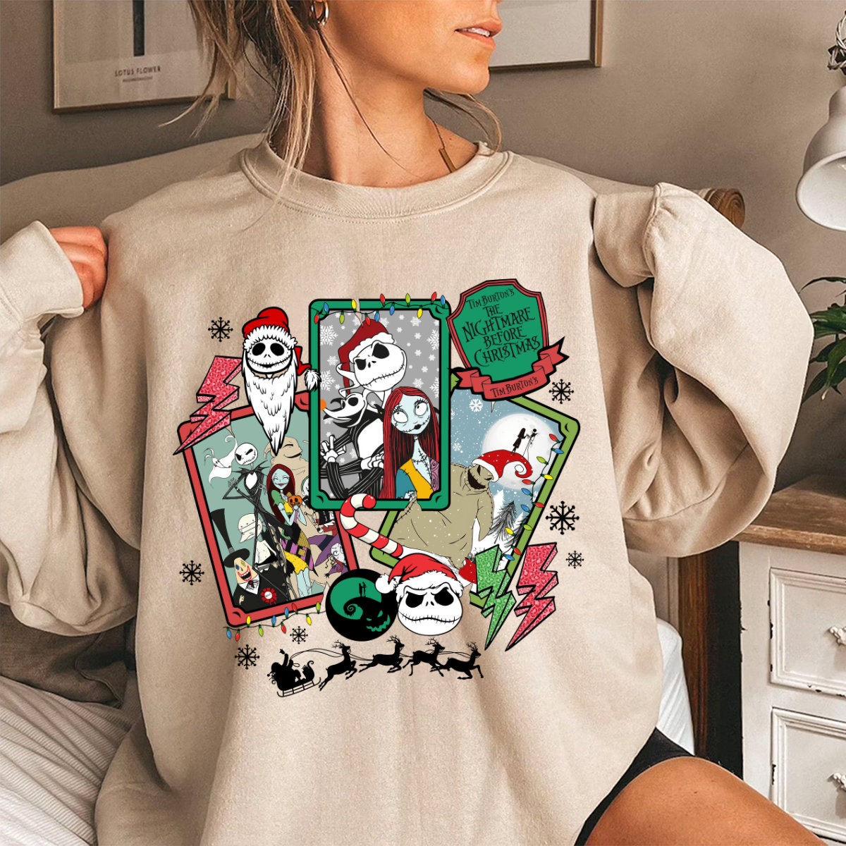 The night before christmas jumper top