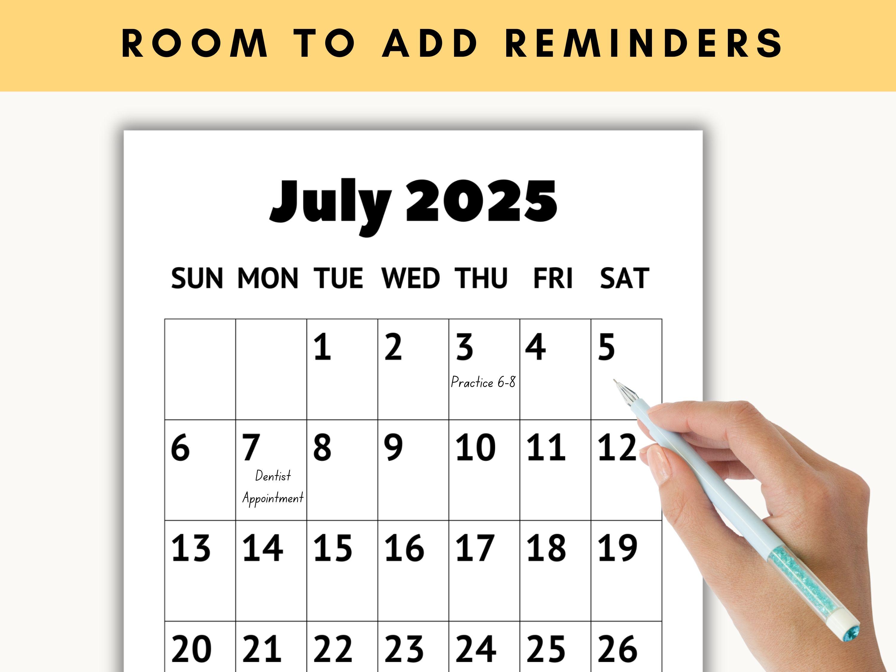 Elderly Calendar Organizer