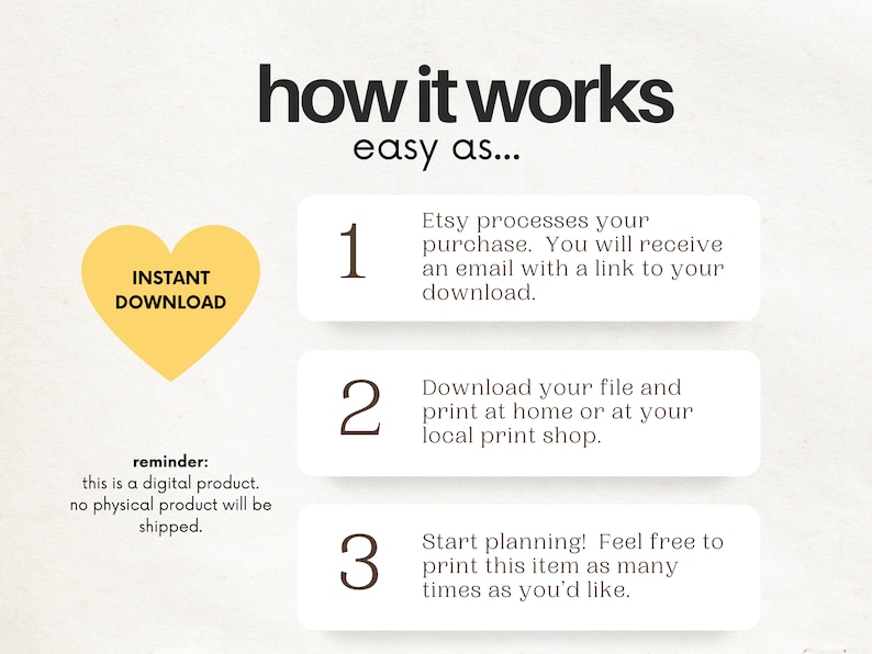 purchase, download, print at home